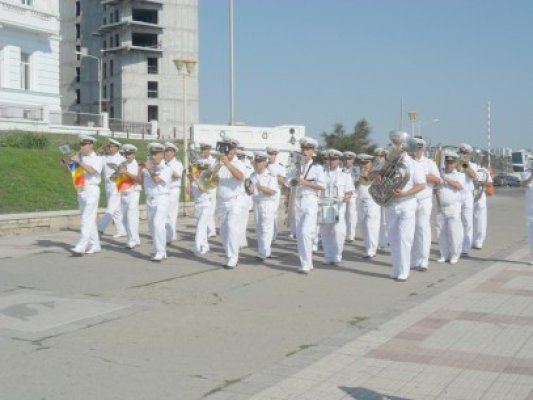 Ceremonie militară cu ocazia Zilei Imnului Național, la Constanța!
